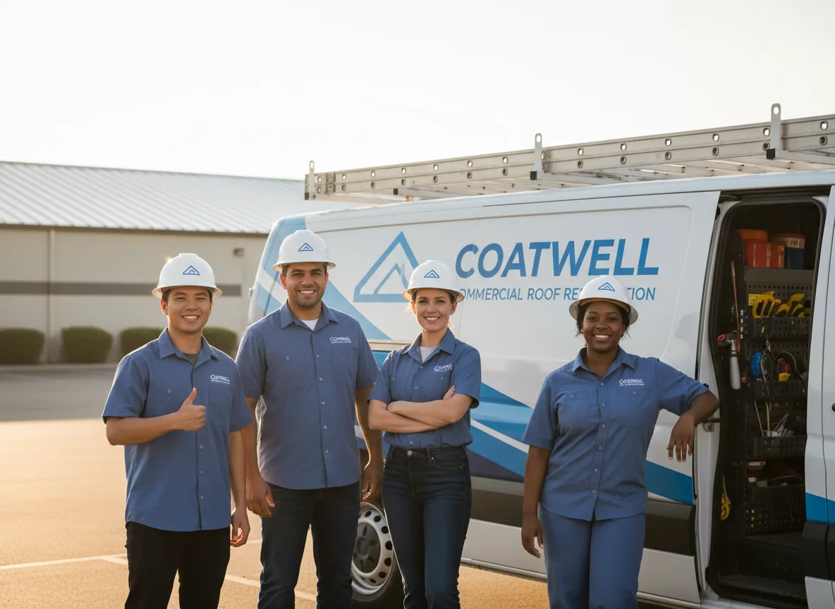 Commercial roof coating company in Coloma, MI